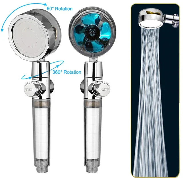 360 Degrees Rotating High Pressure Shower Heads