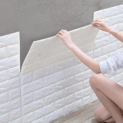 3D Brick Design Self-Adhesive Waterproof Foam Sheet