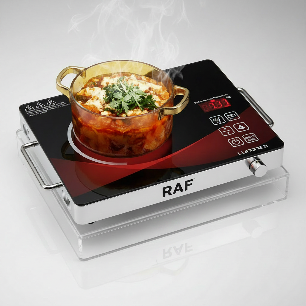 RAF Electric Stove | Portable Single Burner Hot Plate | Fast Heating Coil Cooker for Home &amp; Kitchen