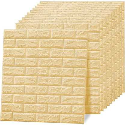 3D Brick Design Self-Adhesive Waterproof Foam Sheet