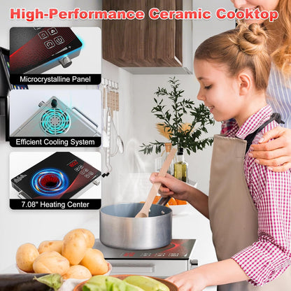 RAF Electric Stove | Portable Single Burner Hot Plate | Fast Heating Coil Cooker for Home &amp; Kitchen
