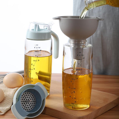 4 IN 1 Multi-function Canning Funnel Set Wide Mouth Plastic Funnel Filter Oil