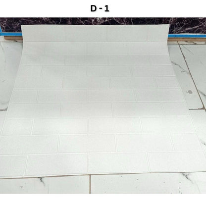 3D Brick Design Self-Adhesive Waterproof Foam Sheet