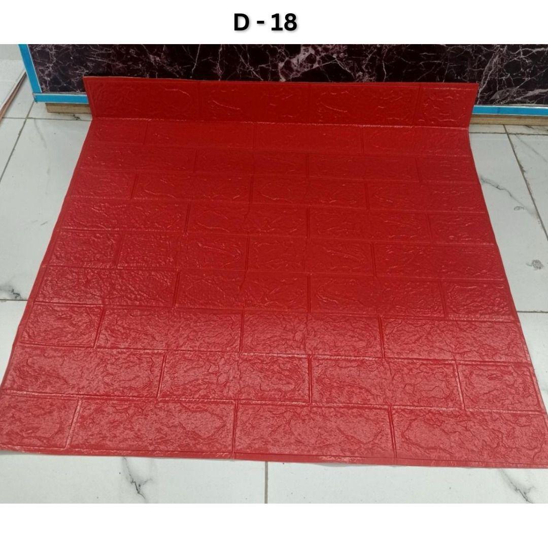 3D Brick Design Self-Adhesive Waterproof Foam Sheet