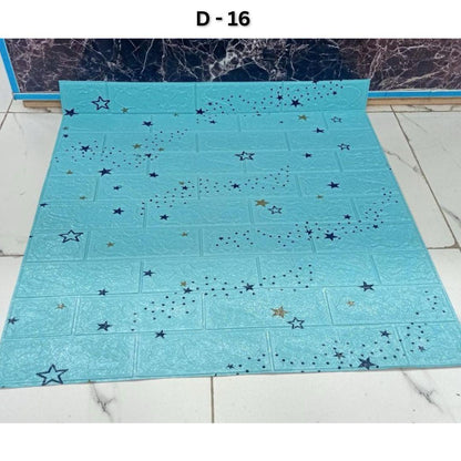 3D Brick Design Self-Adhesive Waterproof Foam Sheet