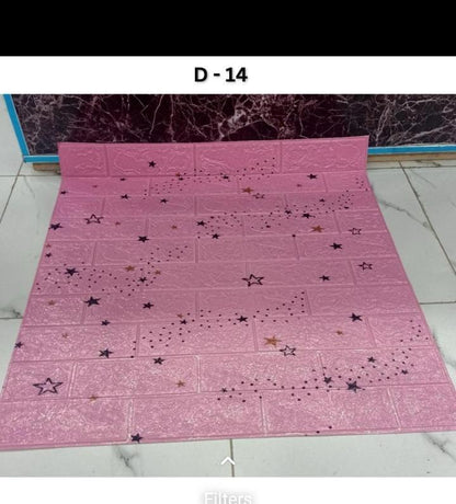 3D Brick Design Self-Adhesive Waterproof Foam Sheet
