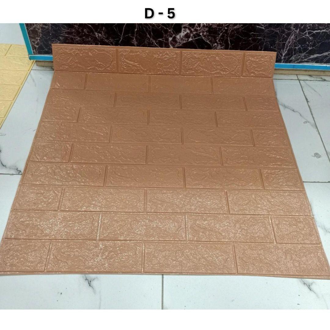 3D Brick Design Self-Adhesive Waterproof Foam Sheet