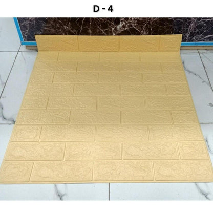 3D Brick Design Self-Adhesive Waterproof Foam Sheet