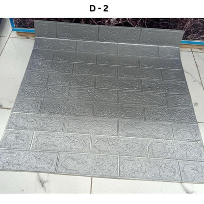3D Brick Design Self-Adhesive Waterproof Foam Sheet