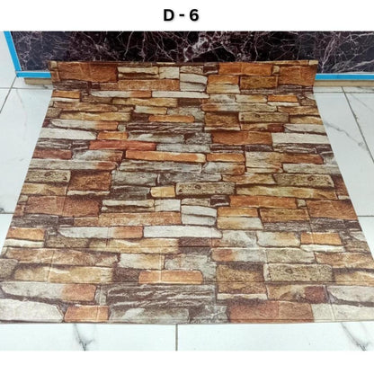 3D Brick Design Self-Adhesive Waterproof Foam Sheet