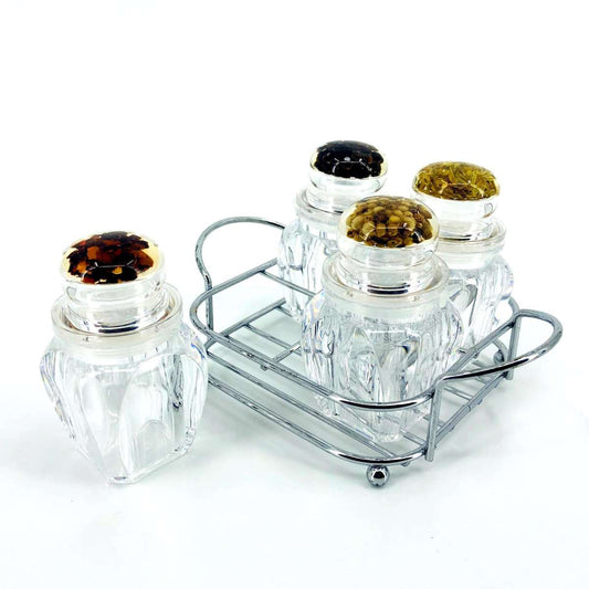 4 Pcs ACRYLIC Kitchen Salt & Pepper Shaker